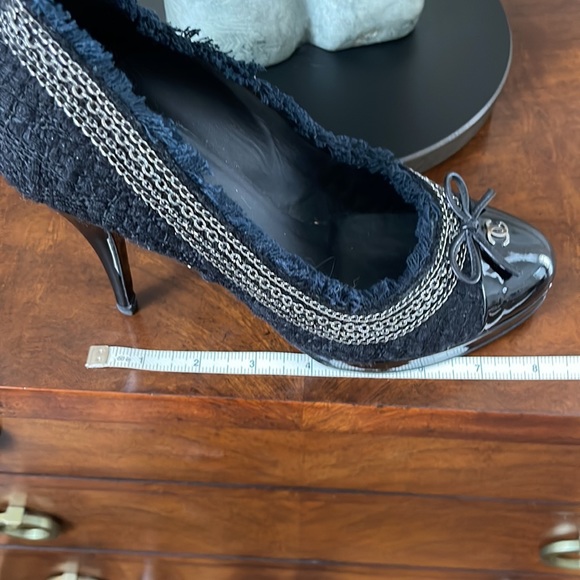 Chanel tweed and patent heels size 40 - Picture 9 of 9